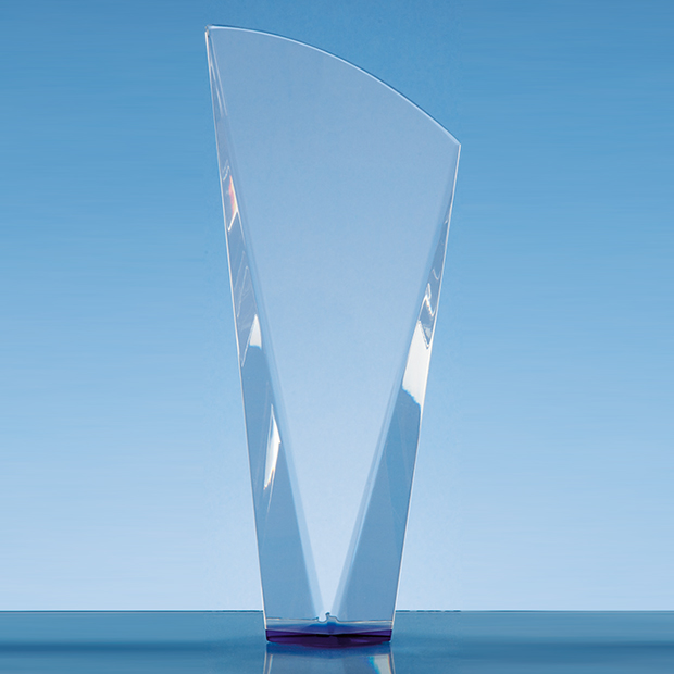 23.5cm Optical Crystal Facet Shard Award