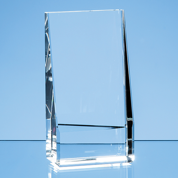 16.5cm Optical Crystal Vertical Slope Award